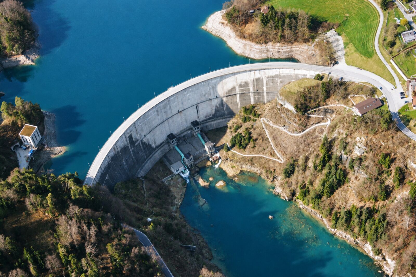 Image d’illustration : Un barrage hydroélectrique en Suisse